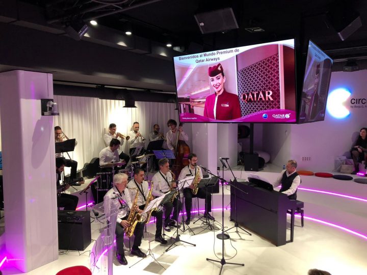 Presentación servicios business de Qatar Airways