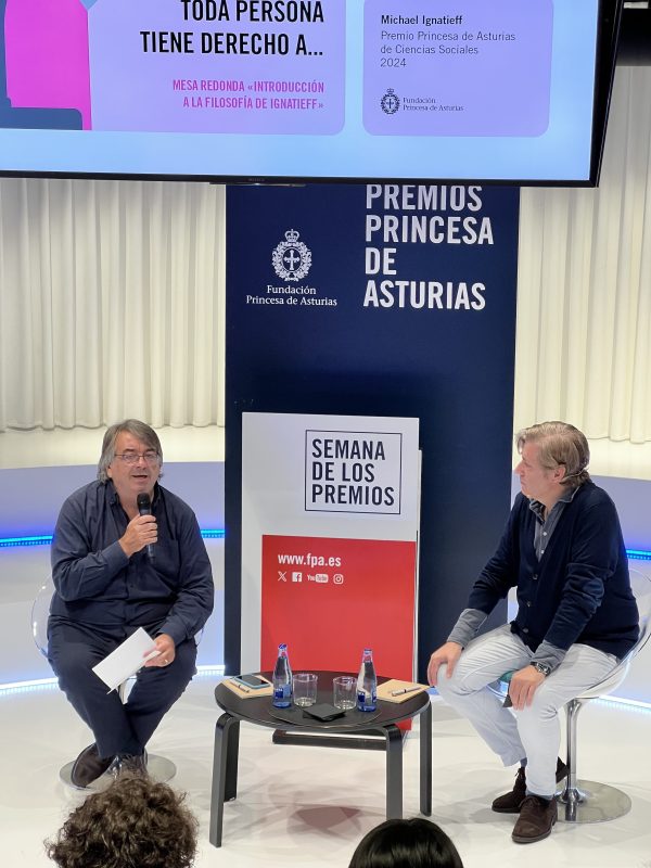 Evento de Fundación Princesa de Asturias “ Coloquio <<“Introducción a la filosofía de Ignatieff”. Virtud y cosmopolitismo>>”.
